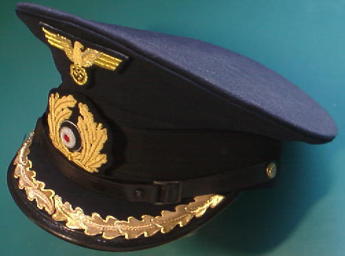 海軍佐官制帽紺トップ（放出品改造）